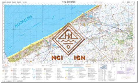 Oostende Webshop Nationaal Geografisch Instituut