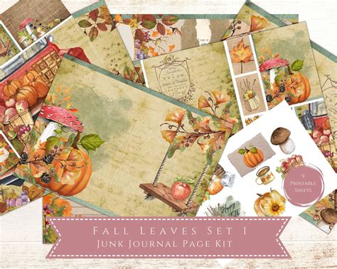 Fall Scrapbook Scrapbook Paper Vintage Hang Tags Autumn Paper