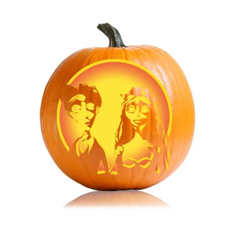 Corpse Bride Pumpkin Carving Stencil - Ultimate Pumpkin Stencils