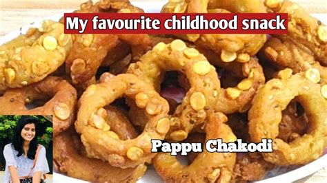 Pappu Chakodi Chegodilu Chickpeas Rings YouTube