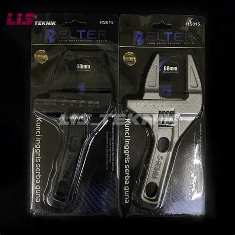 Jual BELTER Kunci Inggris Universal Adjustable Wrench 6 68MM Kunci Pipa