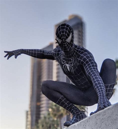 Morphsuit Spiderman Black