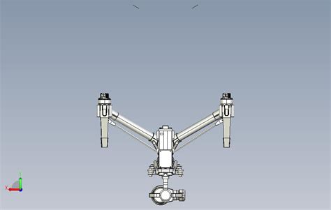 大疆悟inspirepro无人机三维设计图纸proe建模附stpigsxt模型图纸下载 懒石网
