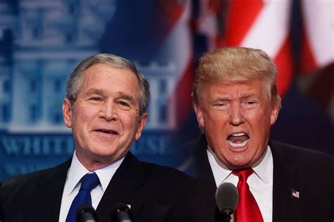 Trump Gets The George W Bush Treatment