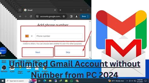 How To Unlimited Gmail Account Without Number From Pc How To