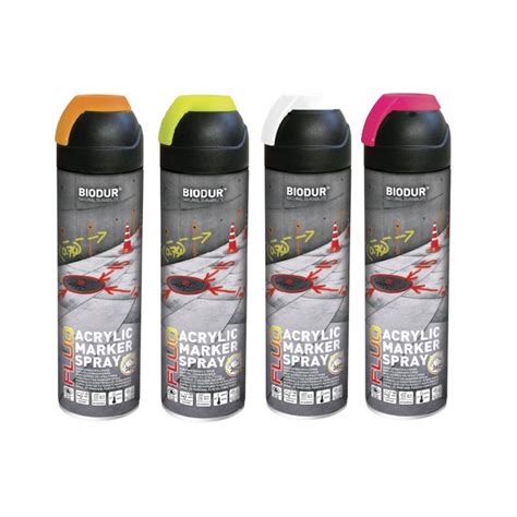 Farba Geodezyjna Spray Fluo Do Znakowania Biodur