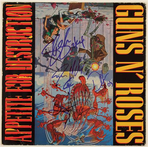 Guns N Roses Album Covers Guns N Roses Appetite For Destruction