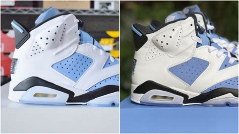 How To Spot Identify The Fake Air Jordan 6 UNC