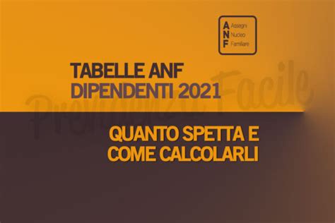 Tabelle Assegni Familiari 2021 Importi Quanto Spetta E Come Calcolarli