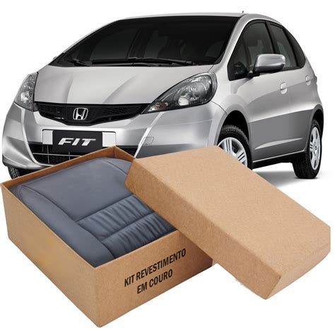 Kit Capas De Banco 100 Em Couro Original Honda Fit Todos R 1 199 00