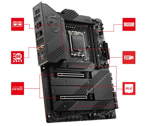 Msi Meg Z Unify X Gaming Motherboard Atx Intel Th Gen Processors