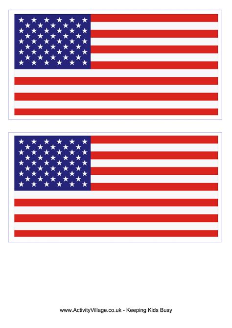 Printable United States Flag