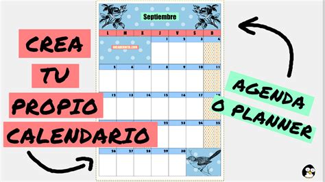 Plantillas Para Hacer Un Calendario Image To U