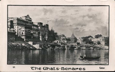 The Ghats - Benares Varanasi, India Postcard