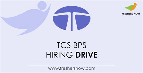 TCS BPS Hiring Drive 2024 Registration Open Exam Date