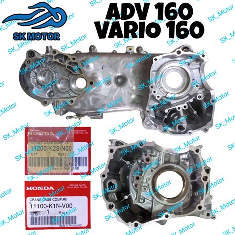 Honda Adv Vario Original Crankcase Left Right Kiri Kanan