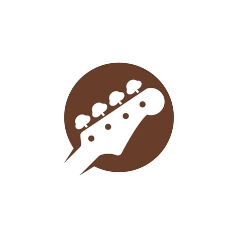 Bass Guitar Logo Icon Design Vector Vector Art At Vecteezy