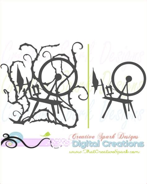 Sleeping Beauty Spinning Wheel & Thorns SVG DXF PNG Digital | Etsy