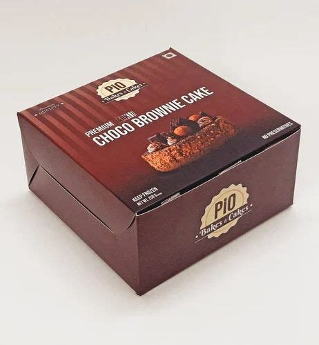 Printed Paper Cake Packaging Box Without Window At Rs 6 13 Piece In