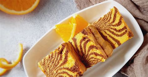 Resep 032 Orange Chocolate Marble Sponge Cake Oleh Dapoer Bunda