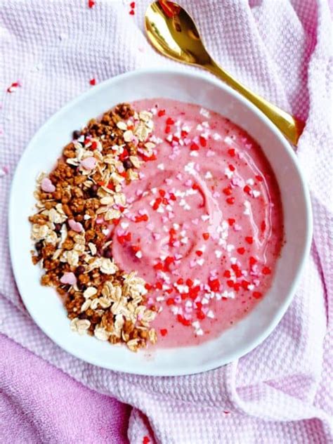 Roze Smoothie Bowl Easy Daily Food