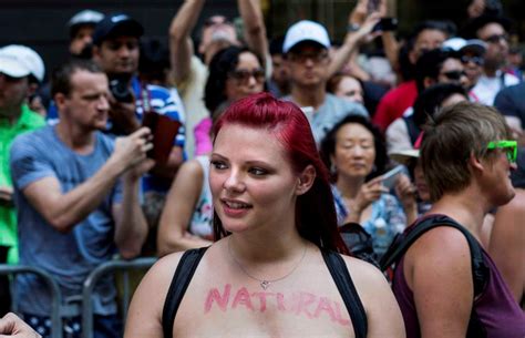 Topless Parade In NYC See Photos Of The Manhattan March And Rally Am