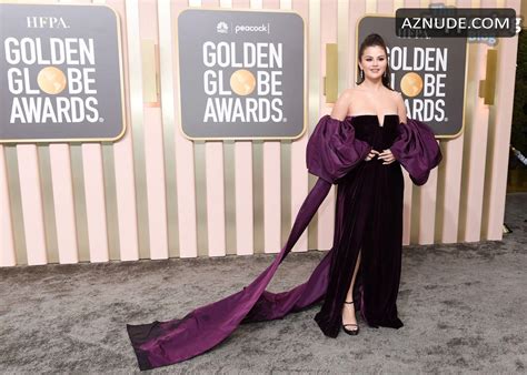 Selena Gomez Sexy Flashes Off Her Tempting Boobs At The 80th Annual Golden Globe Awards In