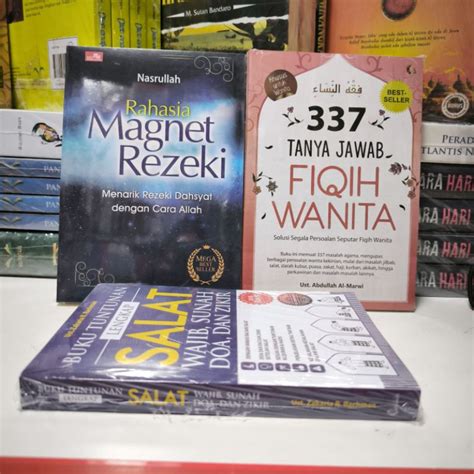 Jual Paket 3 Buku Rahasia Magnet Rezeki 337 Tanya Jawab Fiqih Wanita