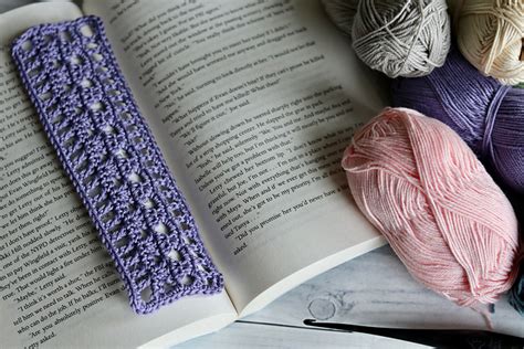 Ravelry Diamond Lace Bookmark Pattern By Rich Textures Crochet