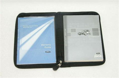 Ford Focus Factory Original Glovebox Owners Manual Book Portfolio