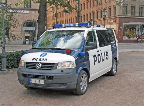 Vw Transporter Finnish Police Van A K A Mustamaija Police Cars