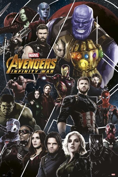 Avengers Infinity War P Ster L Mina Compra En Posters Es