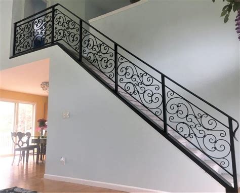 Wrought Iron Metal Scroll Railing Great Lakes Metal Fabrication