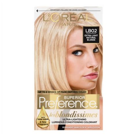 L'Oreal Paris Preference Les Blondissimes Permanent Hair Color LB02 ...