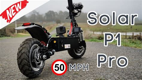 Solar P1 Pro Insane 3200w 50mph Electric Scooter Youtube