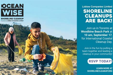 Ocean Wise International Coastal Cleanup Day