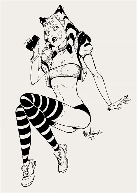 Ahsoka Tano Daily By Disclaimer Hentai Foundry