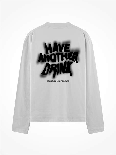 Have Another Drink Sport Grey Long Sleeve Tee Linda Finegold