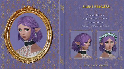 Silent Princess Female Elezen Hair The Glamour Dresser Final