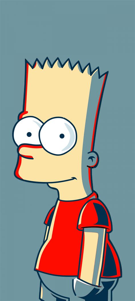 Bart Simpson Wallpaper 4K Minimalist By Hopark1115