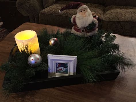 Christmas Coffee Table Tray Decoration