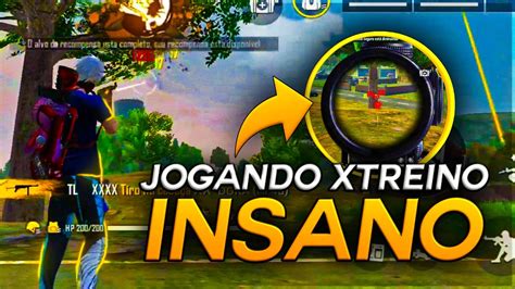 FREE FIRE AO VIVO XTREINO INSANO O TIME DO SCCP E 4X4 APOSTADO