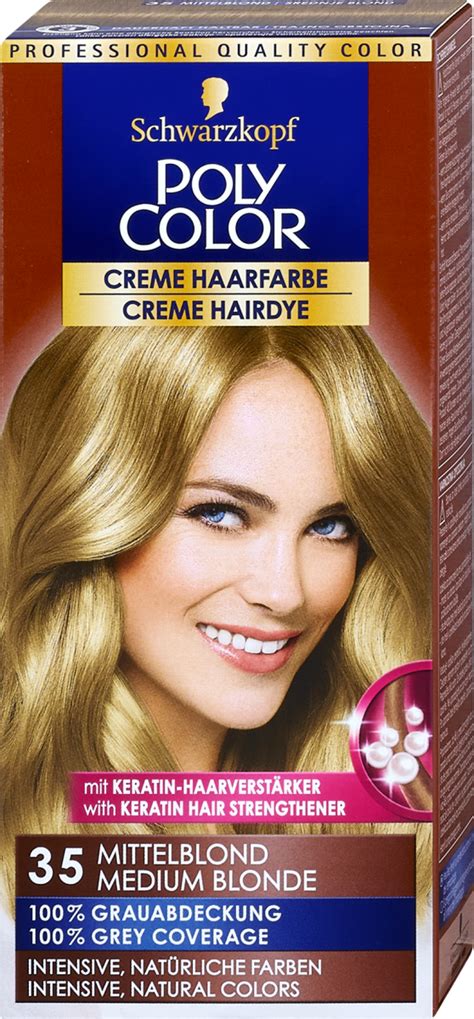 Schwarzkopf Poly Color Creme Haarfarbe Nr 35 Mittelblond 1 St Dmat