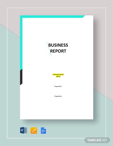 Business Report Examples Ms Word Pages Google Docs Pdf Examples