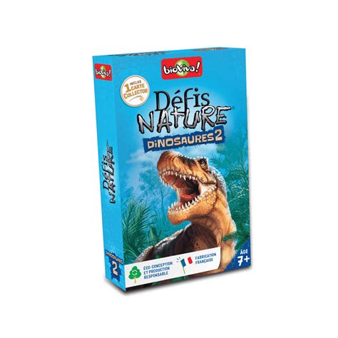 Buy D Fis Nature Dinosaures Bleu Bioviva Editions Board Games