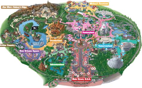 Resort] Hong Kong Disneyland Concept Map 1997 43 Off