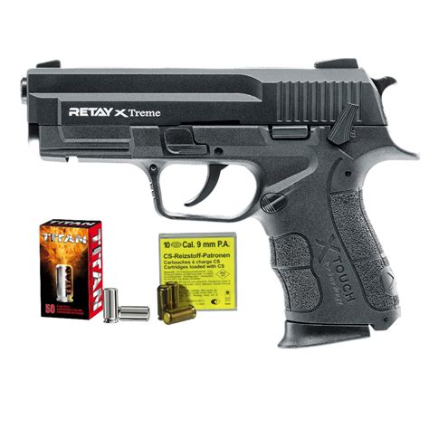 Pack Pistolet Retay Xtreme Noir Mm Pak Armes De D Fense Packs De