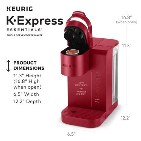 Keurig K Express Essentials Single Serve K Cup Pod Coffee Maker Red Kitchen Ebay