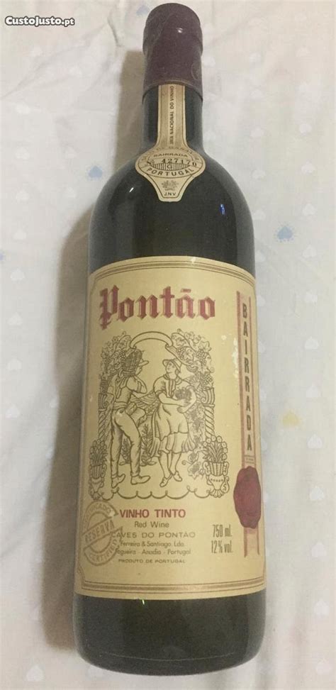 Garrafa De Vinho Tinto Bairrada Pontão Reserva Vinho e Gastronomia