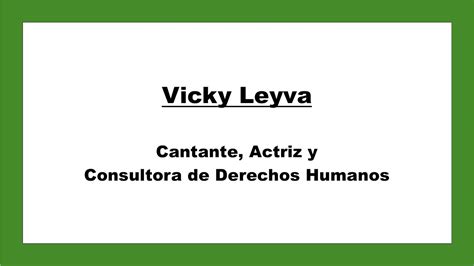 Vicky Leyva Consultora En Derechos Humanos Panoramalatinotvshow Youtube